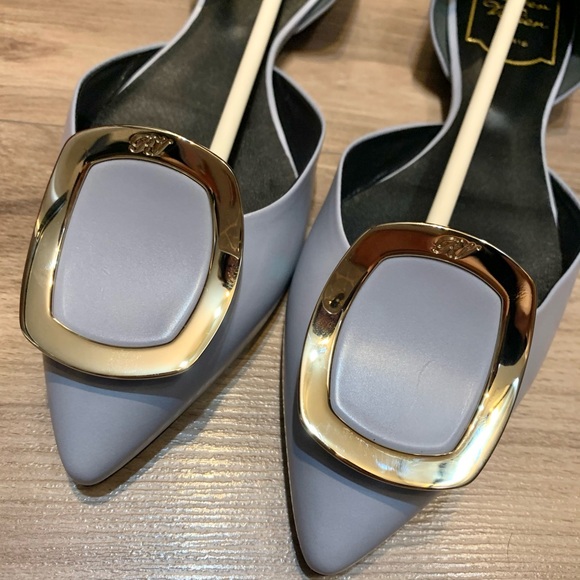 New Roger Vivier Chips D'orsay Ballet Flats - Picture 7 of 10